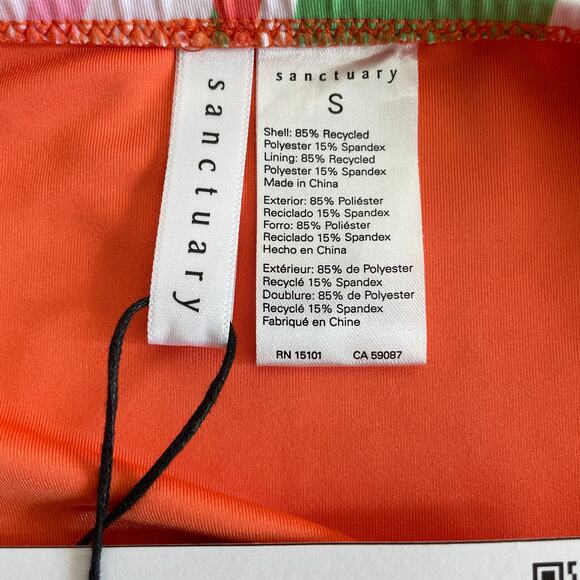 NWT Sanctuary Tropical High Waist Swim Bottom Multi Color - Size: Small - Picture 3 of 6